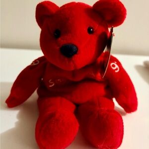 Salvinos Bammers Red Stuffed Bear Collectible - Detroit Red Wings